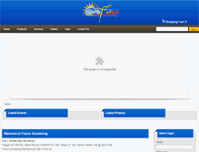 Tablet Screenshot of futurescootering.com